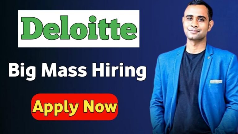 Deloitte Off-Campus Hiring Drive