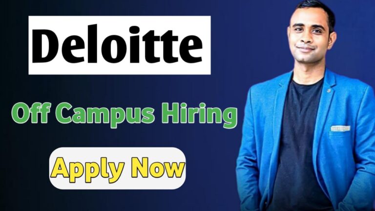 Deloitte Off Campus Hiring