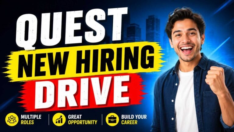 Quest New Hiring Drive | Software Engineer (Freshers) | 2025 & 2026 Graduates