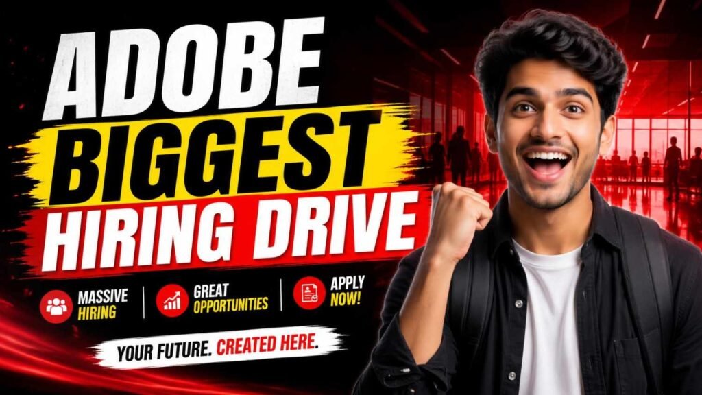 Adobe Biggest Hiring Drive | Adobe University Hackathon 2026