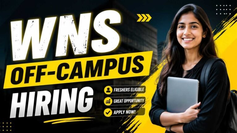 WNS Off-Campus Hiring | Associate - Operations Role