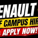 Renault Off Campus Hiring
