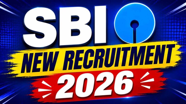 SBI New Recruitment 2026 | Junior Associates Clerk - 9124 Posts