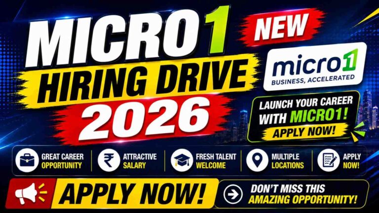 Micro1 New Hiring Drive 2026