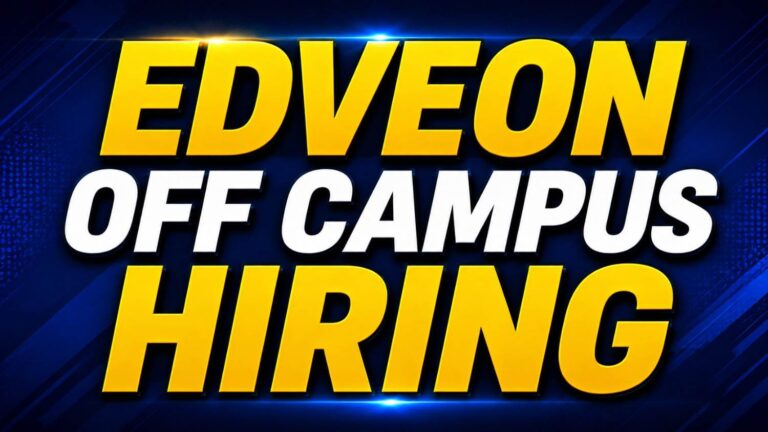Edveon Off-Campus Hiring
